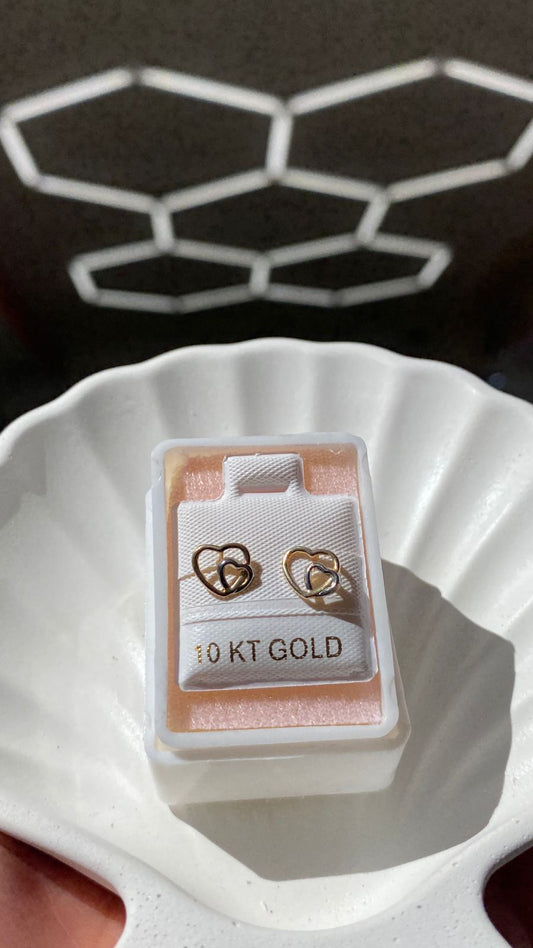 Broquel Intertwine Oro 10k