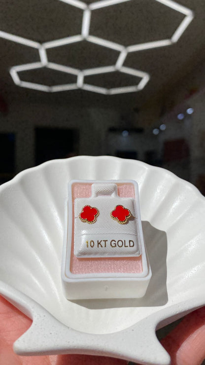 Broquel Clover Oro 10k