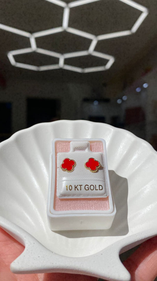 Broquel Clover Oro 10k